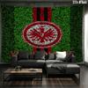 Eintracht Frankfurt Custom Name Wall Tapestry Aesthetic Wall Hanging Printed Fabric Blanket Decorative Tapestries for Bedroom Living Room Home Decor