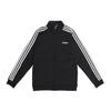 Knit Stand Collar Slim Fit Windproof Sports Jacket With Logo Men Jacket Black DQ3070