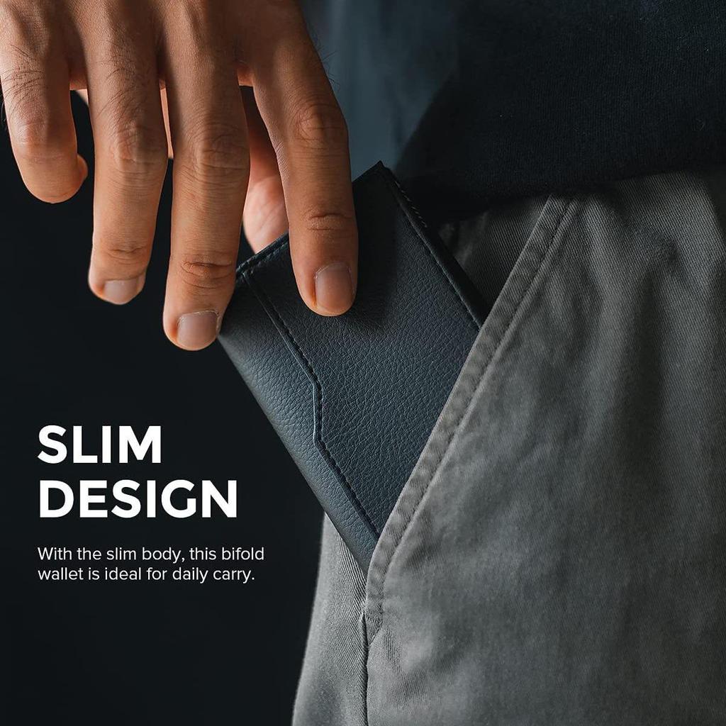 Мужской кошелек из натуральной кожи с RFID-защитой от кражи, металлический держатель для карт - европейский и американский дизайн с алюминиевым сплавом