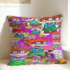 R-Rugrats Angelica Pickles Cartoon Design Pillow Case Print Pillow Cover Vintage Cushion Cover For Chair Sofa Home Decor