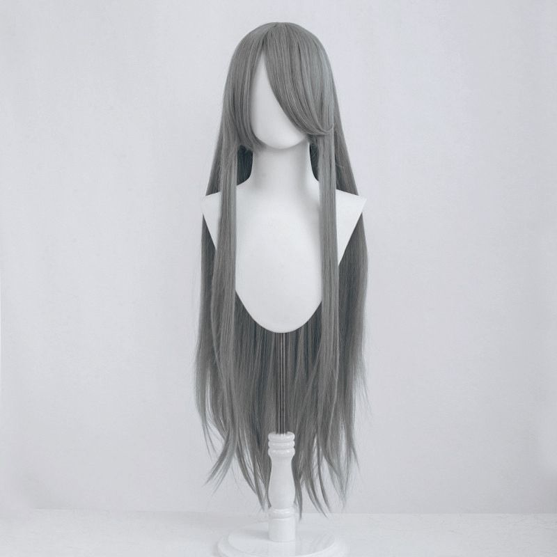 100cm Long Straight Cosplay Wig Anime Compatible Universal Omopinenet Heat Resistant Synthetic Hair Wigs + Wig Cap