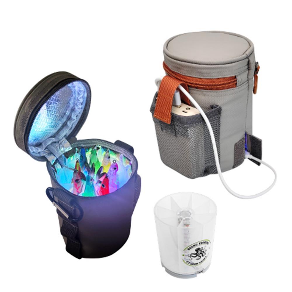 Type C Power Interface Squid Jig Fill Light Bag Bait Fill Light Bag  For Night Fishing