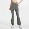 New Wrinkled Flared Culottes Fake Two-piece micro-La Pilates High-waisted Hip-lifting Yoga Pants