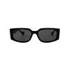 GG Temples Logo Plastic Square Sunglasses Women's Black