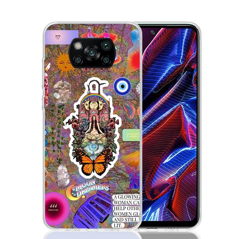 Chakra Insist Yoga Phone Case For Xiaomi Poco F7 Ultra X7 X6 Pro X5 Redmi 15 15C 13 13C 12 12C 10 10A 10C 9 9A 9C 9T Shell Poco