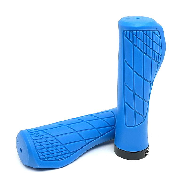 1 пара велосипедных ручек, противоударные чехлы на руль велосипеда, противоскользящие ручки с фиксаторами, эргономичные резиновые ручки для велосипеда