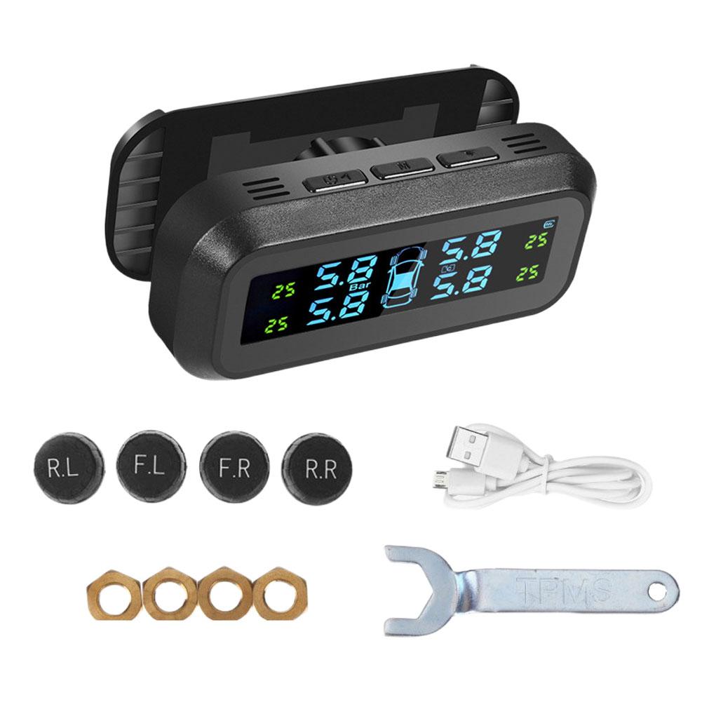 Система контроля давления в шинах автомобиля Цифровая система охранной сигнализации Интеллектуальная система сигнализации давления в шинах для автомобильных аксессуаров