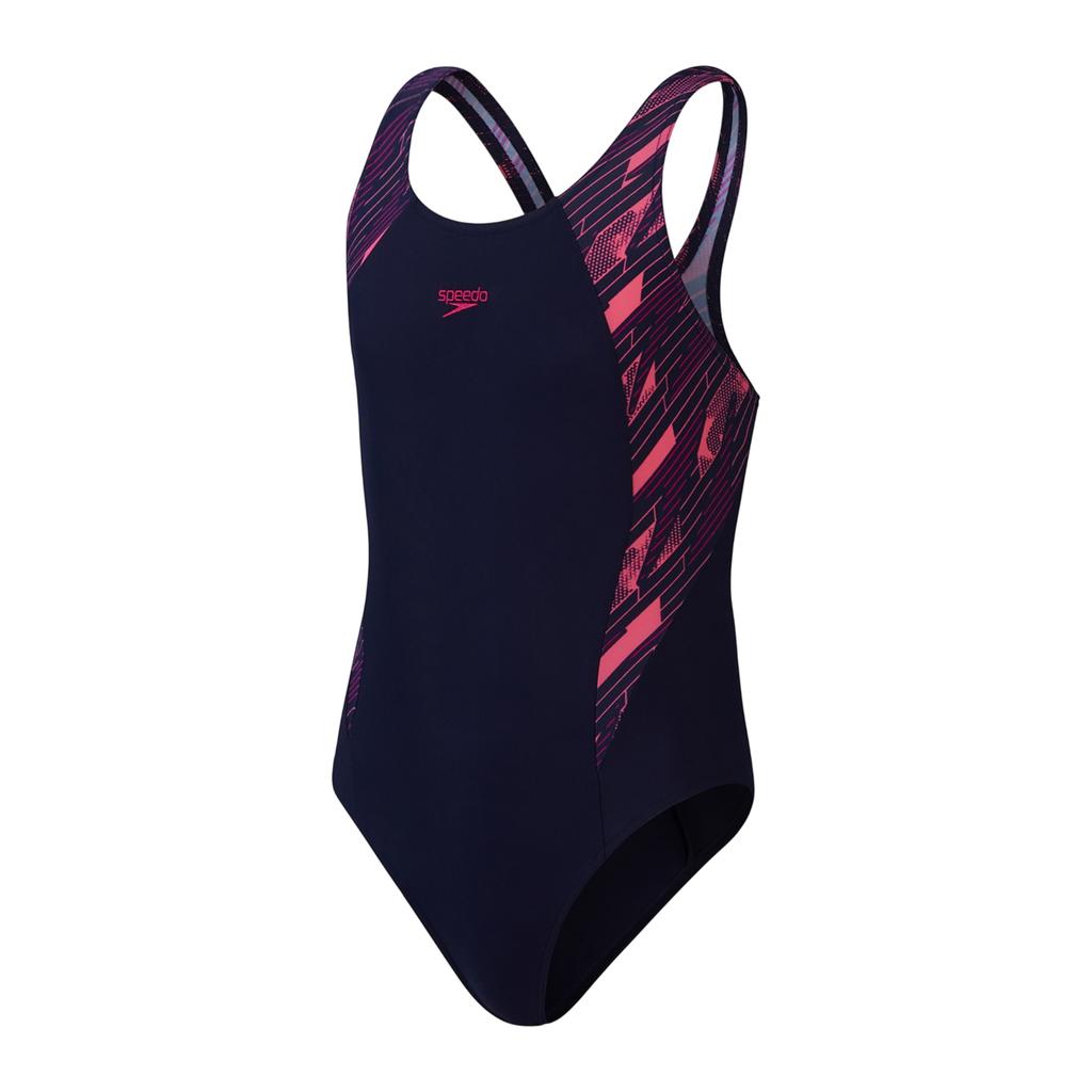 Speedo Girls Hyperbloom Splice One Piece Swimsuit