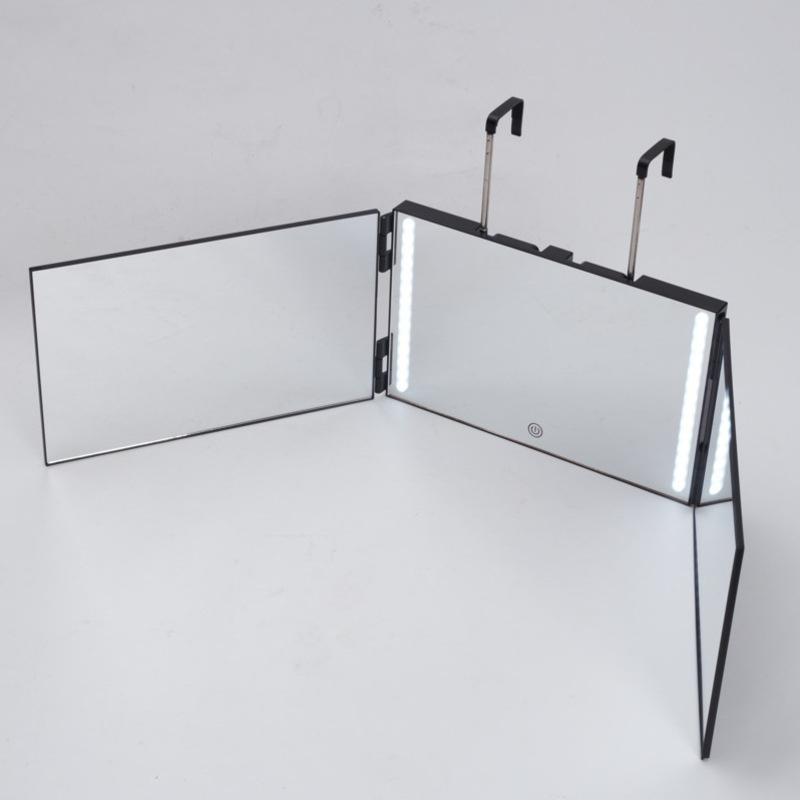 Выдвижное регулируемое тройное зеркало для самостоятельной парикмахерской, бритья, макияжа, тройное зеркало, инструменты для стрижки своими руками, аксессуары для инструментов для стрижки своими руками