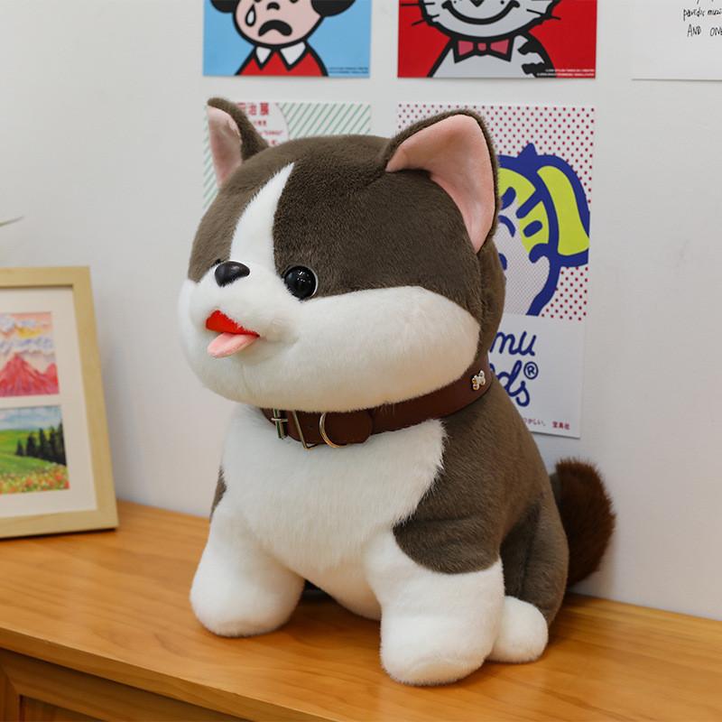 Cute Dog Plush Toy Huskies Animal Soft Stuffed Animal For Teens And Kids