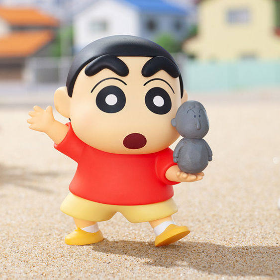 Crayon ShinChan My Friend Bochan Series Cute Anime Figure Model Desktop Ornament Surprise Toy Birthday Gift