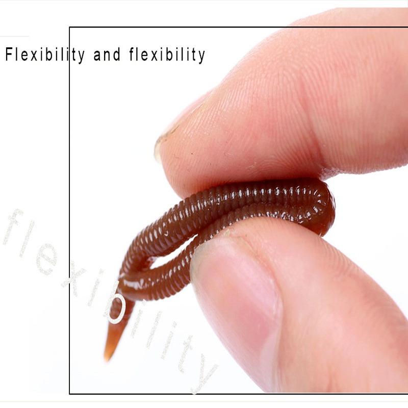 FTK 30 шт. 0,5 г красный дождевой червь для ловли карпа набор искусственных рыболовных снастей