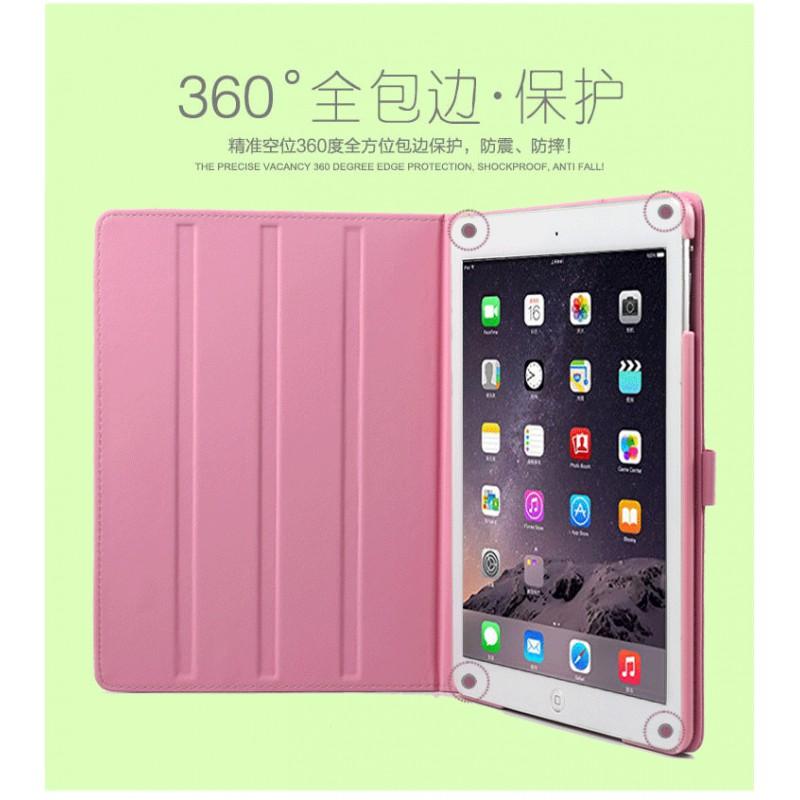 Чехол-книжка для iPad 10.2 9.7 Air 6 с инкрустацией стразами в виде короны и застежкой, функция Smart Sleep, кожаная обложка