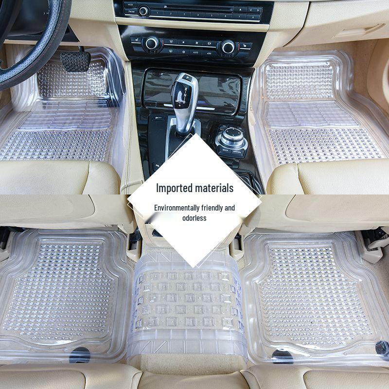 Экологичный Прозрачный Нескользящий Водонепроницаемый Коврик для Пола Автомобиля