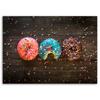 Canvas print, Coloured donats