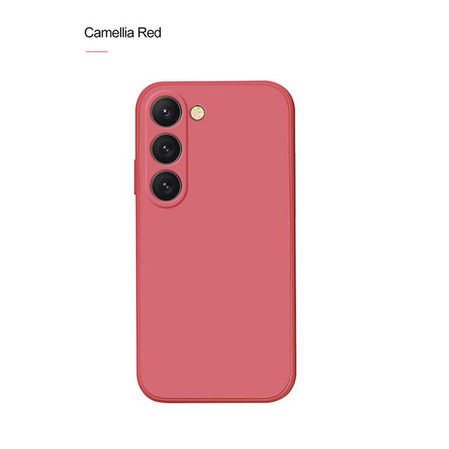 S23 S22 Ultra Case Жидкий силиконовый защитный чехол для объектива камеры Мягкий чехол для Samsung Galaxy S23 S 23 S22 Plus S23Ultra S23 Ultra