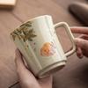 Plant Ash Big Head Fish Large Capacity Drinking Water Tea Cup Ceramic Coffee Cup Home Master Cup Office Tea Cup