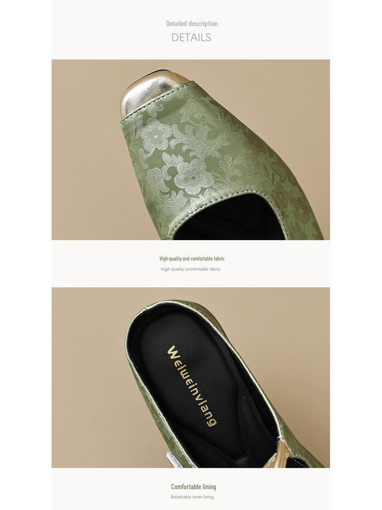 Weiwei Girl 958-3 French-Style Women's Summer Single-Strap Sandals