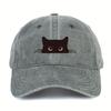 Cute Cat Print Adjustable Baseball Cap for Men and Women, Casual Wear for Outdoor Travel, Sun Shading Duckbill Cap