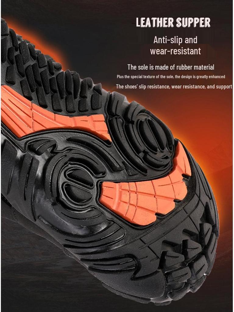 2024 Зимние водонепроницаемые высокие сноубутсы на флисовой подкладке - Теплая, дышащая повседневная хлопковая обувь для пар