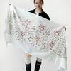 Luxury  Fashion Cashmere Shawl Large Cashew Printed Scarf Double-Sided Embroidered Tassel Scarves Women Blanket Bandana