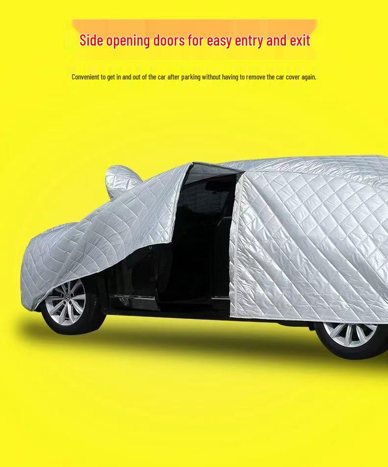 Всесезонное хлопковое одеяло-чехол для автомобиля Honda CR-V: Защита от града, солнца, мороза и снега.