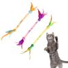KAFind Cat Toy, Catnip, Solitaire Play, Crunchy Cat Toy, Durable Cat Toy, Catch Me, Feather Cat Toy, Crinkly and Swinging