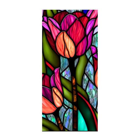 Стеклянная пленка, простая в установке, защита от ультрафиолета, винтажная наклейка на стеклянное окно, украшение для дома