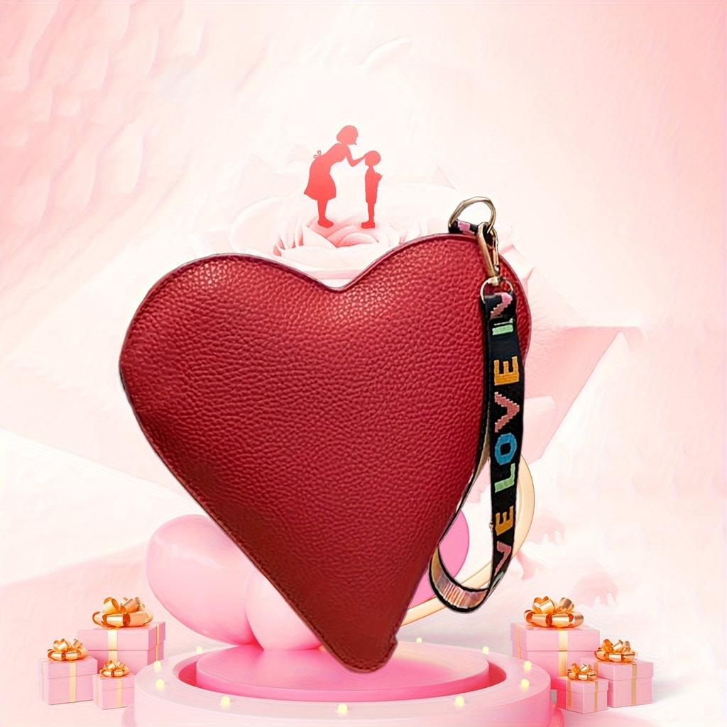 Мини Love Bag Кошелек для помады и монет Сердце Маленькая сумочка Подарок на День матери Сумка для хранения Подвесная сумка Свадебный сувенирный пакет