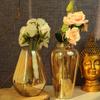 Набор из 2 декоративных стеклянных ваз для домашнего декора цветов (Цветы не включены)