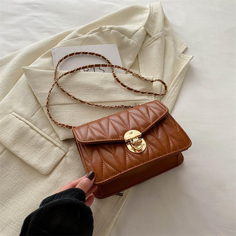 Stylish Trendy Summer 2024 Small Crossbody Bag For Women Pu Leather Chic Street Fashion