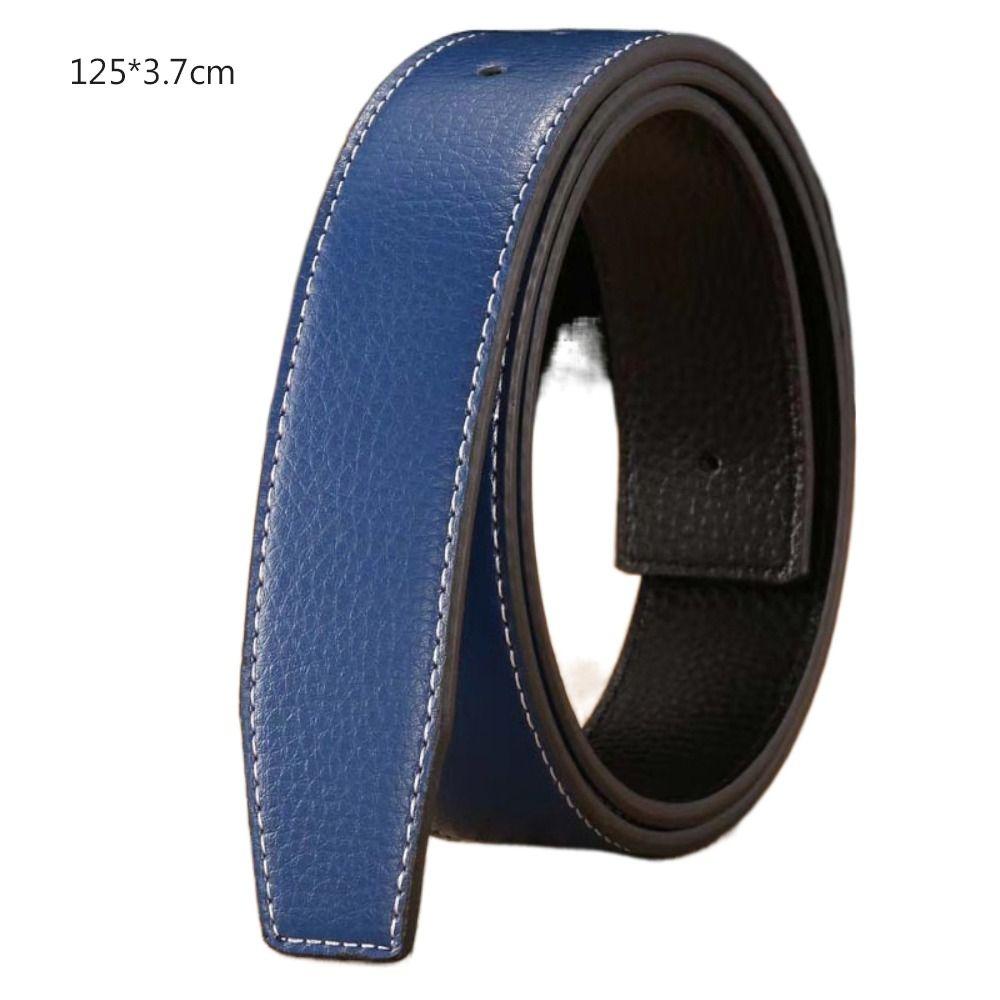 Replace Strap Trouser Jeans Belt Decor Leather Belt Strap No Buckle Belt Waistband Genuine Leather