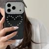 Чехол с блестками и вырезами-звездами для iPhone 15 Pro/Max, противоударный