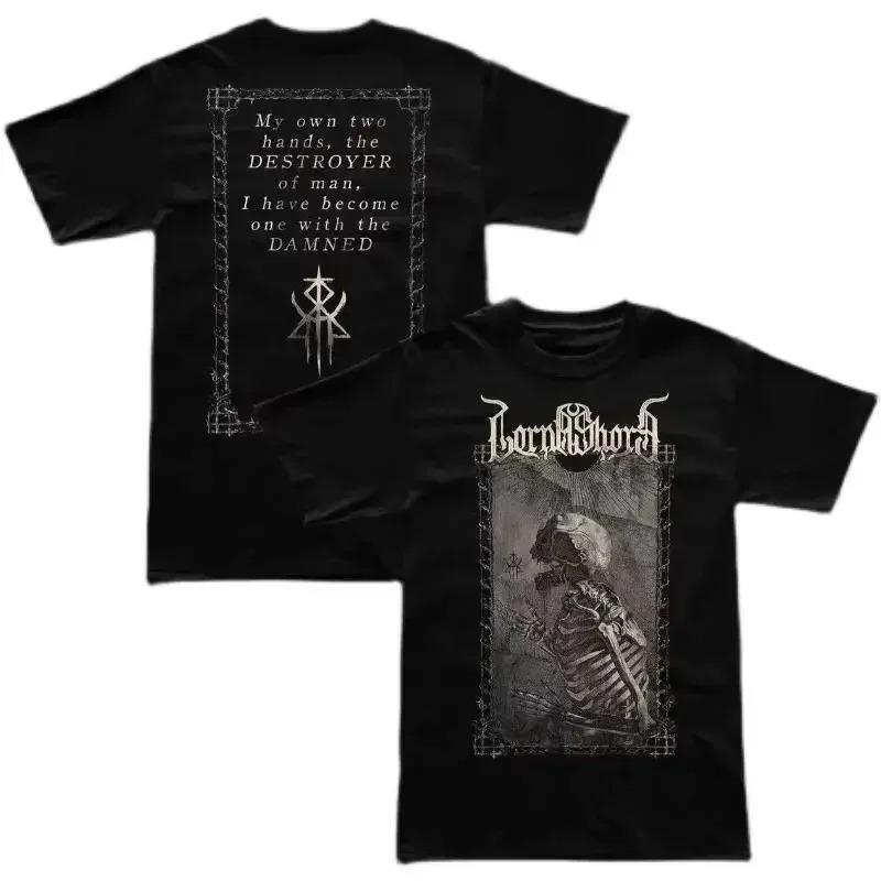 Летняя Готическая Хип-Хоп Рок Принт Футболка Мужская с Коротким Рукавом Харадзюку Уличная Мода Футболка Женские Футболки Топы