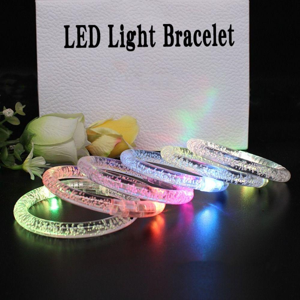 10 шт. светящиеся в темноте светодиодные браслеты долговечные светящиеся неоновые браслеты игрушки светящиеся браслеты для детей