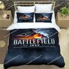 Игровые Постельные Принадлежности 3D Battlefiled Изысканный Комплект Постельного Белья Пододеяльник Комплект Покрывала Постельное Белье Роскошный Подарок на День Рождения0