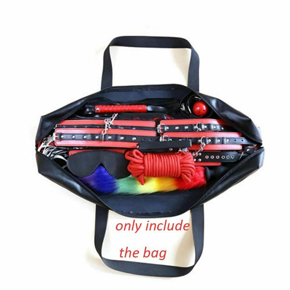 Toy Storage Large Capacity Zip Handbag  Kink Fetish Sex Toy Storage