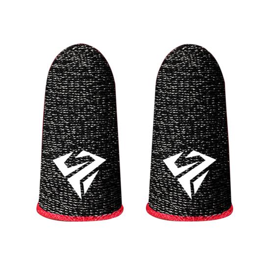 XIMUDED Gaming Finger Sleeves Anti-slip Sweatproof Ultra-thin Touch Screen Gloves Fingertip Cover for Mobile Game