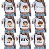Женский топ с коротким рукавом K-pop BTS Bangtan Boys с милым рисунком, идеально подходит для лета