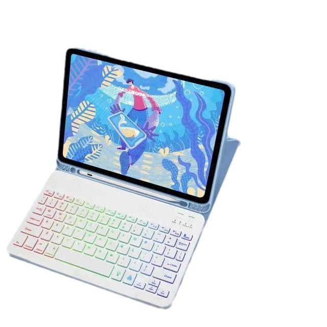 Защитный чехол с магнитной Bluetooth-клавиатурой для iPad Air 5 и 9-го поколения, защита от падений, все включено