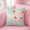 artist cute YYoshitomo NNara Cushion Cover Pillow Case Soft Friendly Fabric  Concealed Zipper