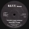 12-дюймовая пластинка TROUBLE FUNK Trouble Funk Express L1001 D.E.T.T. Пластинка 1982 года США Танцевальная Электроника Б/у