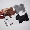 4pcs 3-Layer Dog Shape Sponge Scrubber Non-Scratch Puppy Sponge Rub  Kitchen