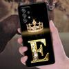 Буквы M L E T K J I U Чехол Для Samsung Galaxy A56 A55 A36 A26 A16 A54 A52 A72 A35 A34 A25 A21S A14 A06 Чехол Мягкая Защитная Крышка для Телефона