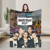 Плед BSB Backstreet Boys Теплый Мягкий Забавный Плюшевый Плед для Спальни Пикника Фланелевая Постельная Покрывало Покрывало на Кровать