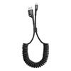 Baseus 1m Coiled USB-A To Lightning Cable - Black