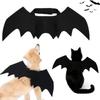 Pet Bat Wings Felt Straps Magic Tape Self-adhesive Clothing for Small Cat Dogs Transformation Parties Halloween Funny Costumes
