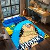 Iron Pirate General Franky Shogun Mecha Rug Carpet Large Area Rug Non Slip Washable Floor Mat Gamer Room Bedroom Home Decor