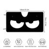 Black Funny E-expressionS Cartoon Car SunShade Personalized Windshield Anti-UV Window Windscreen Cover Shade Auto Visor