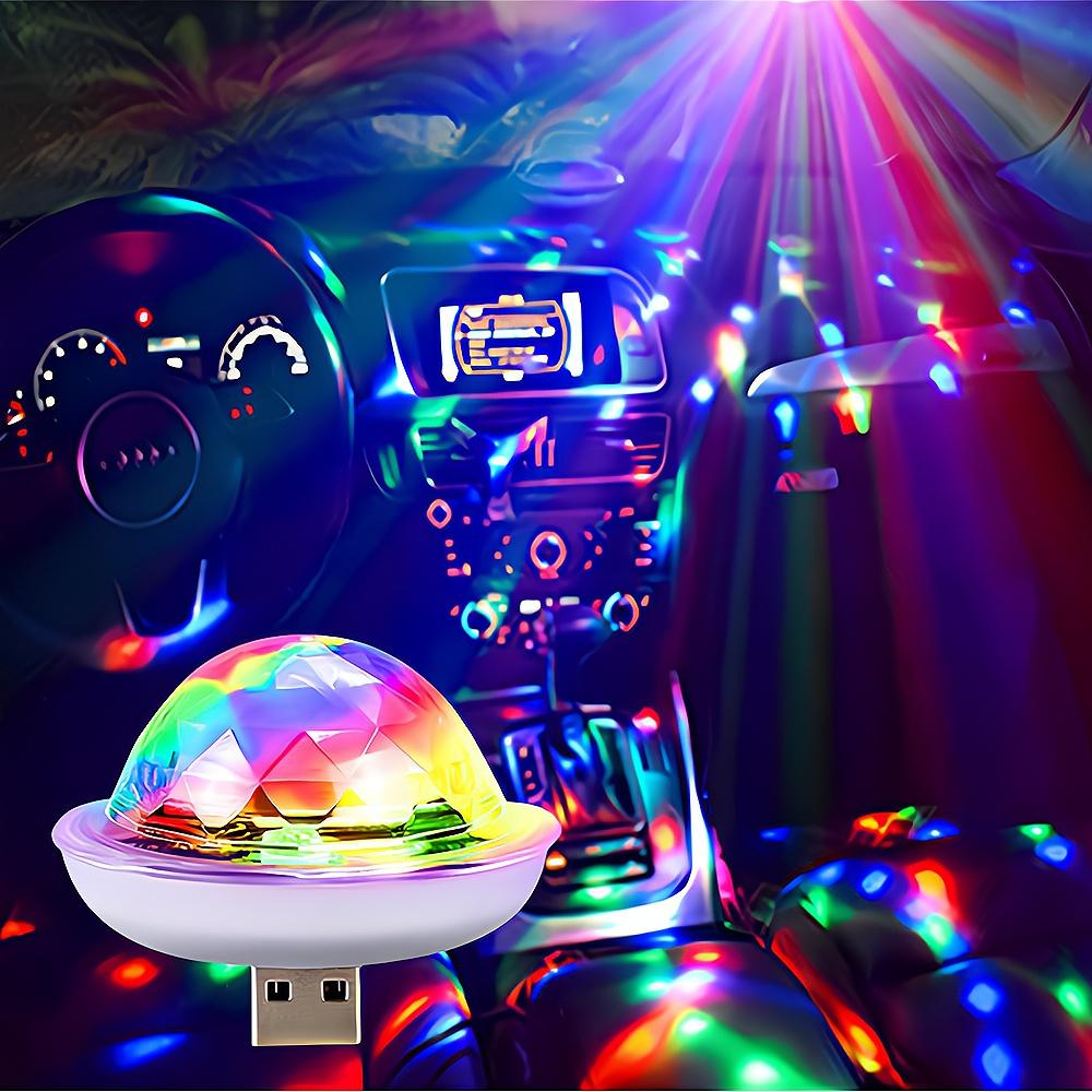 1 шт. USB Dj Лампа Светодиодная Барная Ночная Лампа Светодиодная RGB Дискотека Сценический Проектор Приветственный Микро Хрустальный Шар Звуковая Лампа для Вечеринки